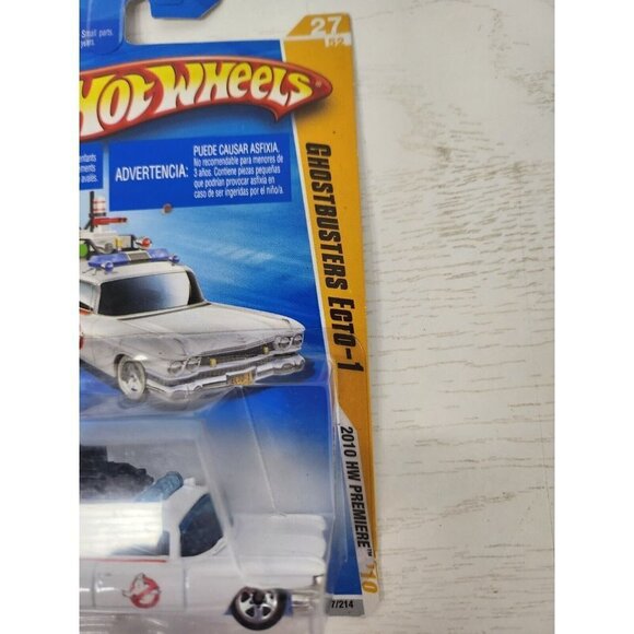 Hot Wheels Mattel Mini Car 2010 Models Ghostbusters Ecto-1 1959 Die Cast - Picture 2 of 5